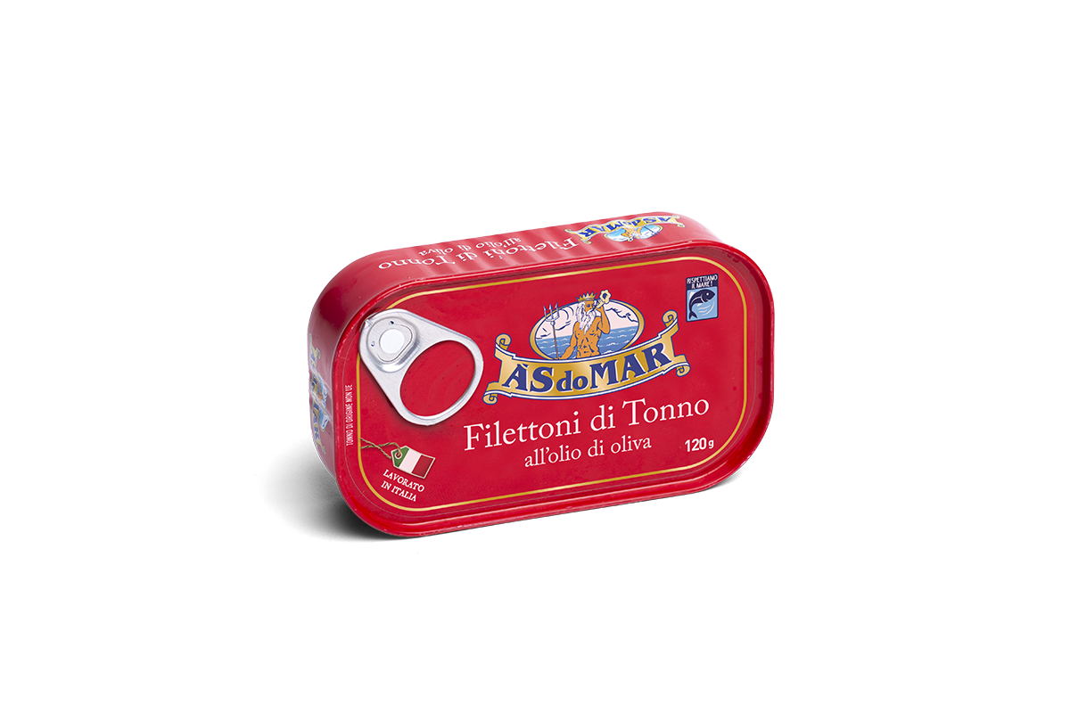 Filettoni di Tonno all’olio di oliva 120g