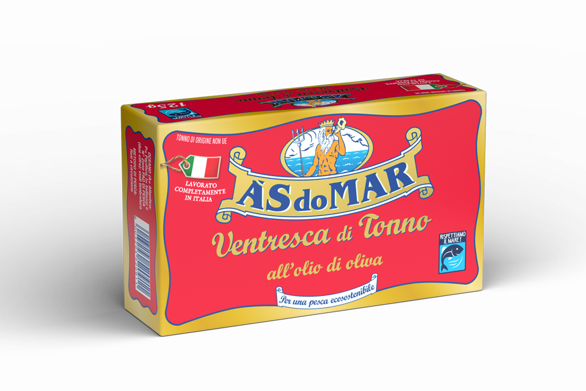 Ventresca di tonno all'olio di oliva 125g