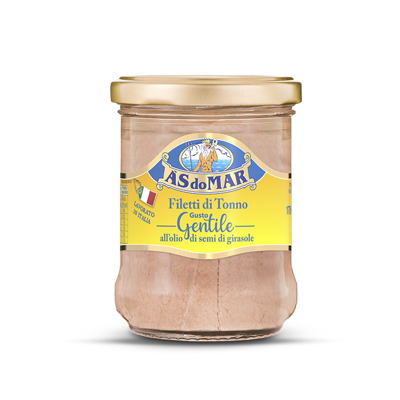 Filetti di Tonno all'olio di semi di girasole 170g