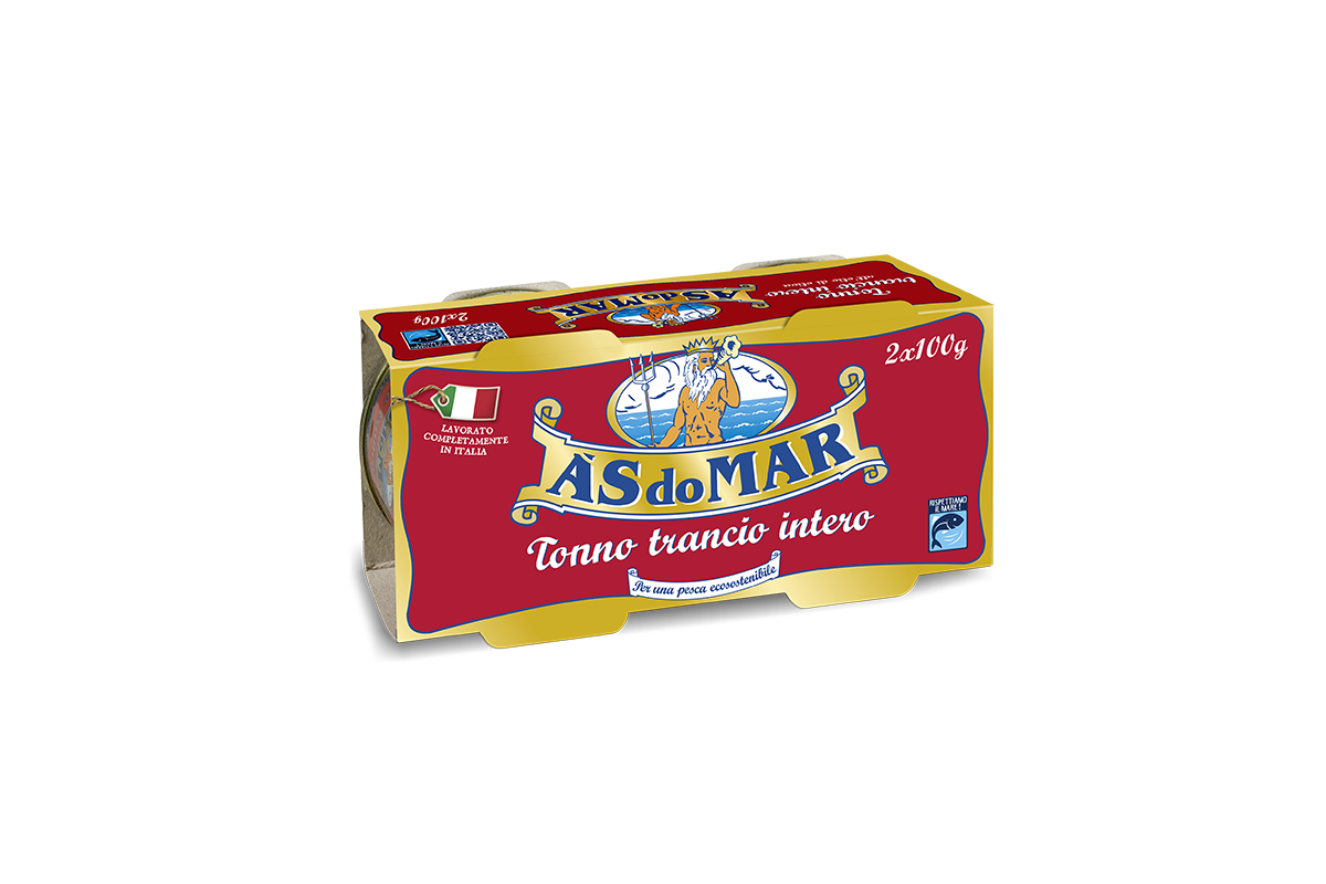 Tonno Trancio intero 100g x 2+1 Olio di oliva