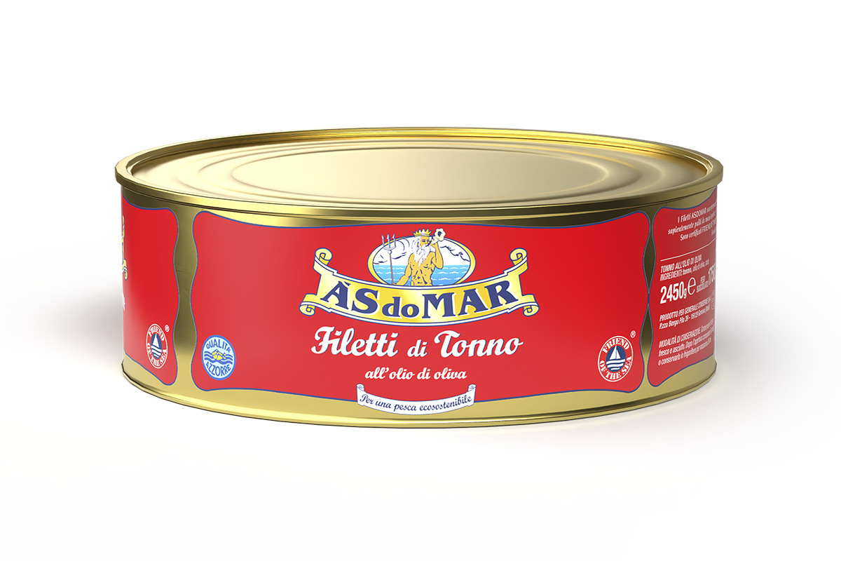 Filetti di tonno all'olio di oliva 2.450g