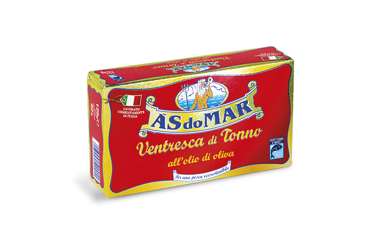 Ventresca di tonno all'olio di oliva 125g