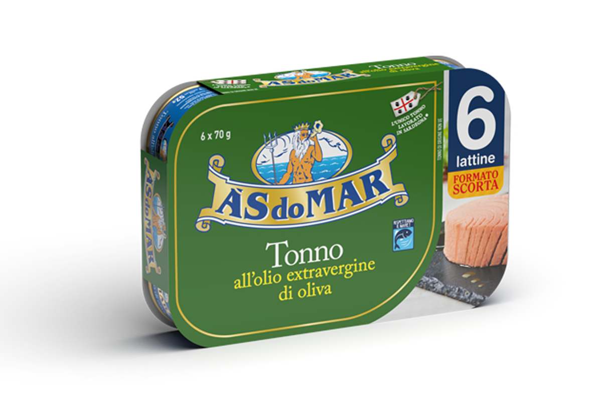Tonno all'olio extravergine di oliva 70gx6