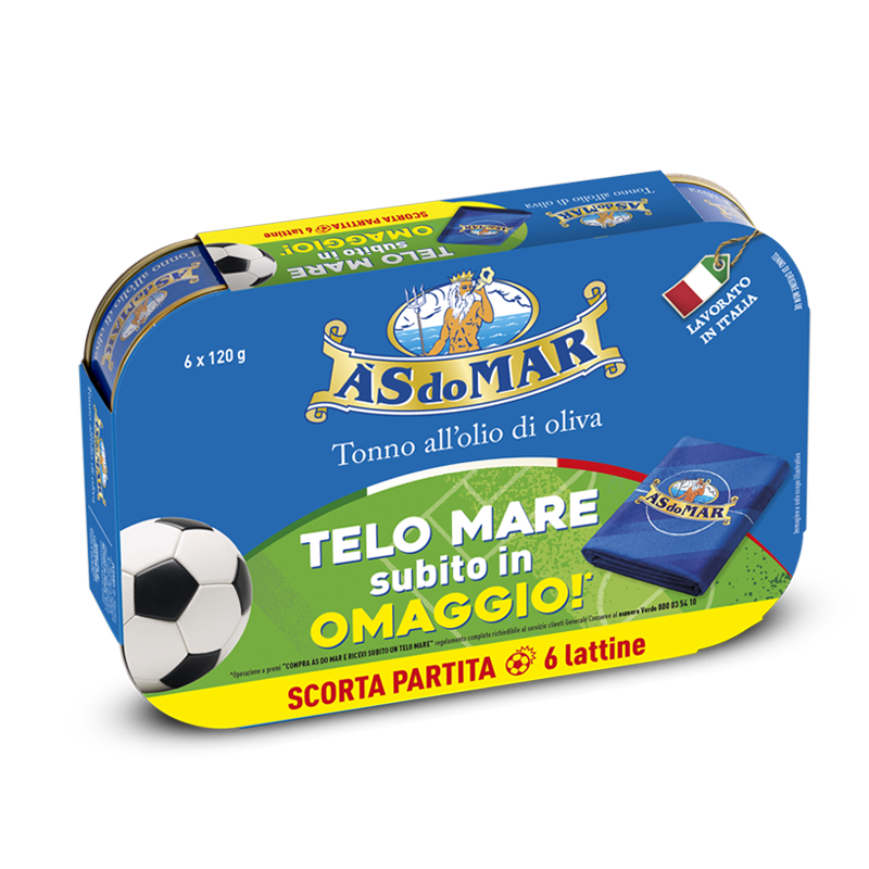 Tonno all'olio di oliva 120gx6 Promo Mondiali