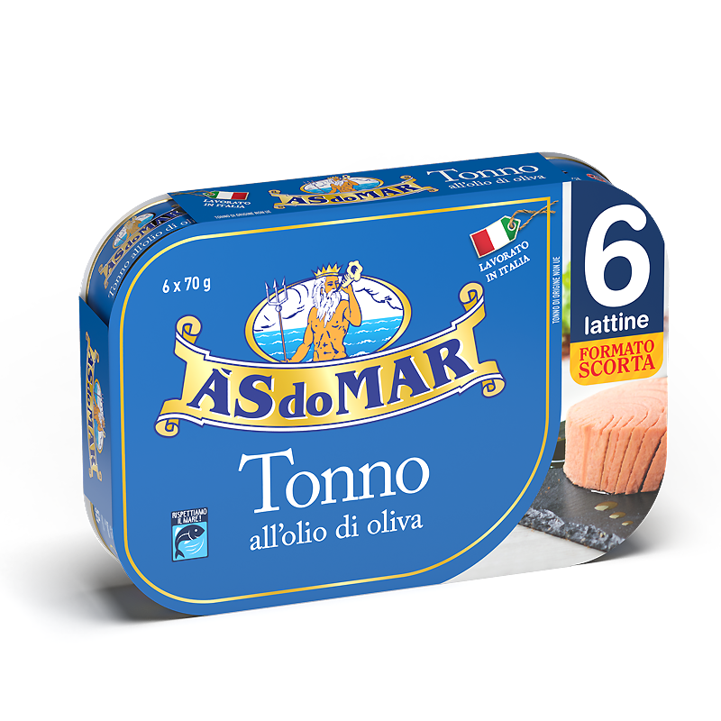 Tonno olio di oliva 70gx6