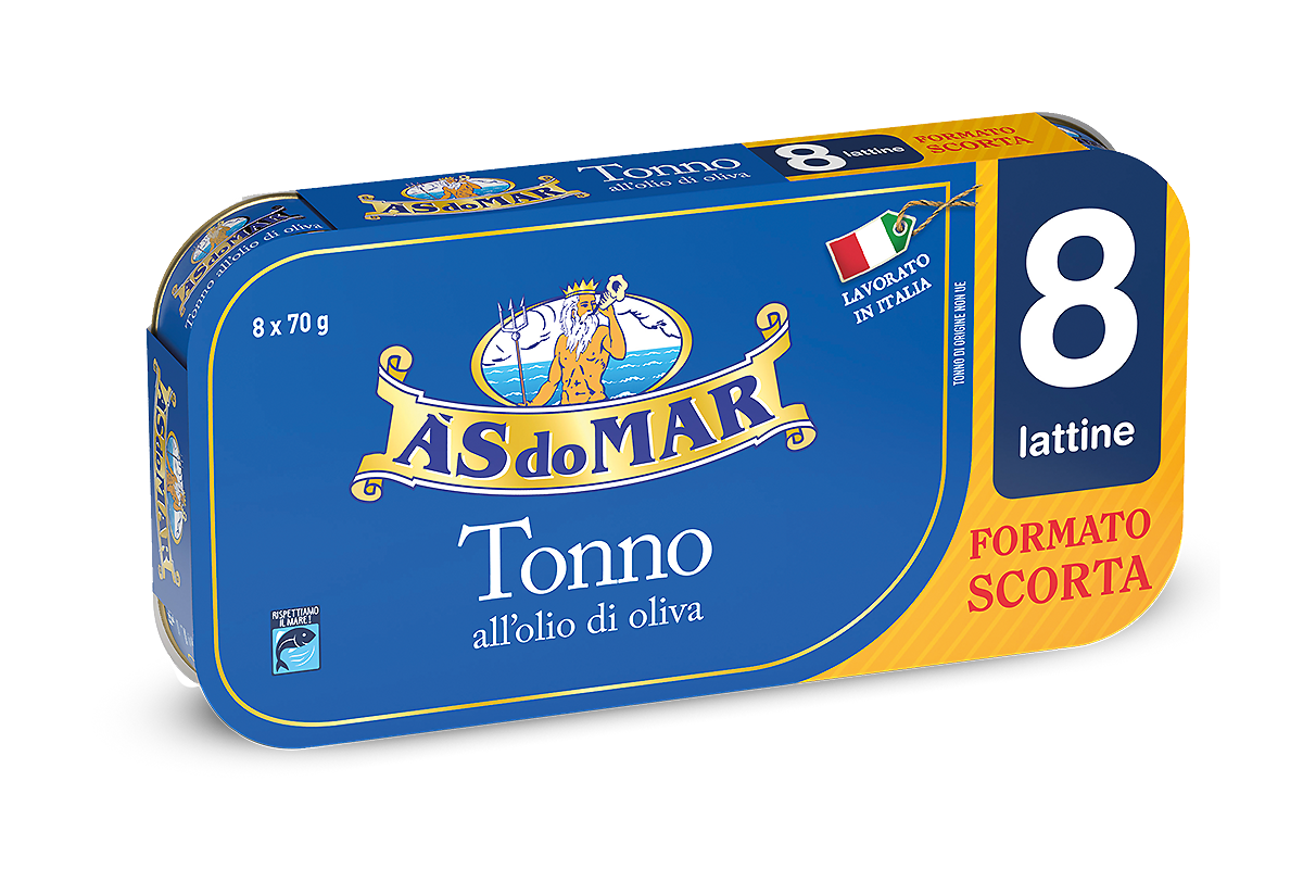 Tonno olio di oliva 70gx8