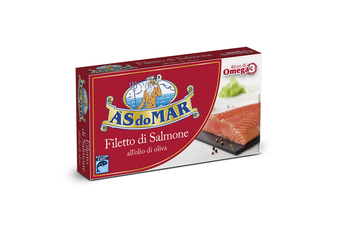 Filetti di Salmone all'olio di oliva 150g