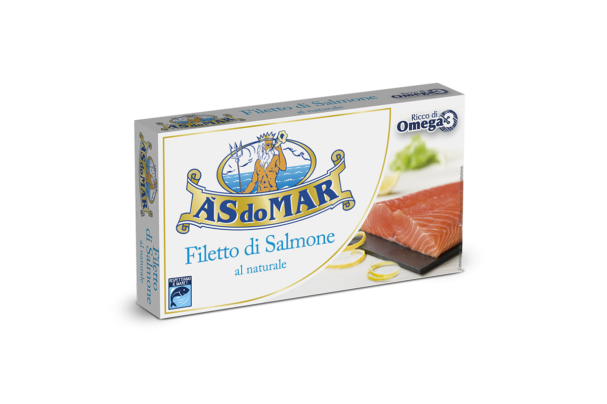 Filetti di Salmone al naturale 150g